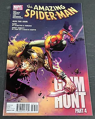 Buy 2010 Sept Issue 637 Marvel Amazing Spider-Man 1st Kaine As Tarantula AA 82923 • 35.68£
