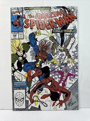 Buy The Amazing Spider-Man #340 Marvel 1990 1st Femme Fatales (team) NM 9.4 • 5.52£
