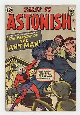 Buy Tales To Astonish #35 VG+ 4.5 1962 1st App. Ant-Man In Costume • 776.54£
