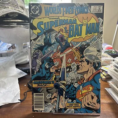 Buy WORLDS FINEST COMICS #316 JUNE 1985 NM / Mint SUPERMAN BATMAN DC COPPER • 7.91£
