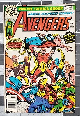 Buy THE AVENGERS #148 (Marvel, 1976) Perez Squadron Supreme Appearance Fine • 3.95£