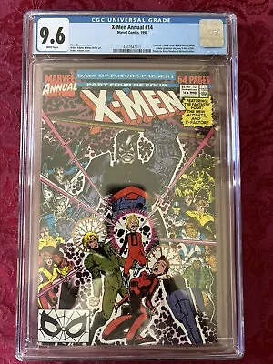 Buy X-MEN ANNUAL #14 (1990) CGC 9.6 WHITE PAGES 1st Appearance GAMBIT Predates #266 • 80.24£