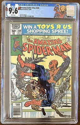 Buy Amazing Spider-Man #209 NEWSSTAND 1980 CGC 9.6 1st App Of Calypso - Kraven Movie • 394.36£