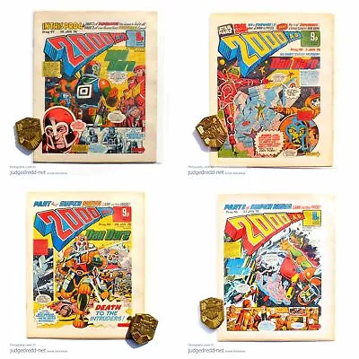 Buy 2000AD Prog 46 47 48 49 Judge Dredd Dan Dare Comic Books Brian Bolland 1978 UK . • 86.74£
