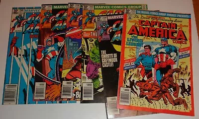 Buy Captain America #255,256,257,258,259,260 Vf Run 1981 • 19.03£