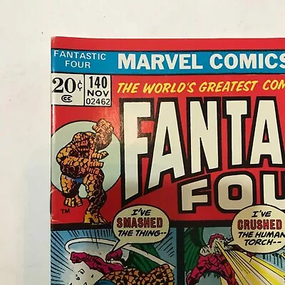 Buy Marvel Comic Book Fantastic Four #140. Annihilus Rules Two Worlds • 21.96£