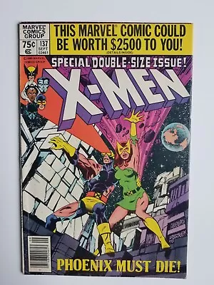 Buy Uncanny X-Men #137 (1980 Marvel Comics) Dark Phoenix Saga ~ Nice Copy FN- • 31.61£