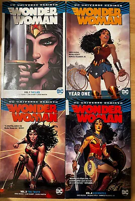 Buy Wonder Woman Rebirth 1,2,3,4 Bundle Paperback TPB Graphic Novel DC Comics • 19.95£