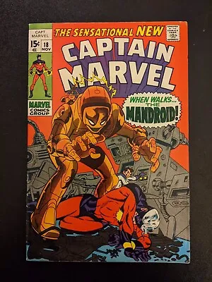 Buy Captain Marvel #18 1969 (VG) #50 1977 (G) Lot Of 2 • 60.28£