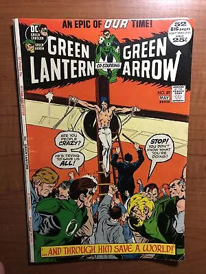 Buy DC Comics Green Lantern 1972 #89 Neal Adams Crucifixion 5.5 F- • 15.37£