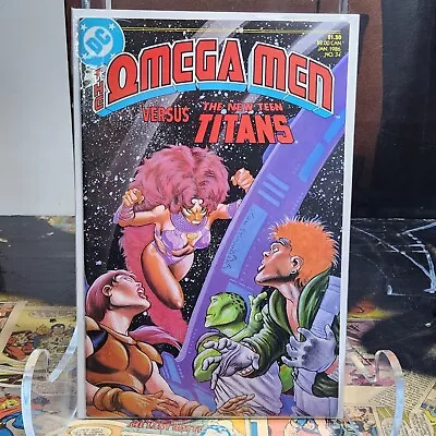 Buy Omega-Men #34 Vs The New Teen Titans Copper Age 1986 DC Comics • 3.64£