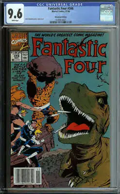 Buy Fantastic Four #346 Cgc 9.6 White Pages // Newsstand Edition Marvel Comics 1990 • 70.99£