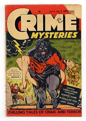Buy Crime Mysteries #2 GD- 1.8 1952 • 358.15£