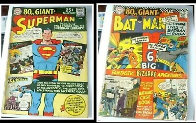 Buy SUPERMAN #183 + BATMAN #182 (1966) 80 Page Giants DC Comics Annuals • 37.99£