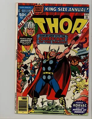 Buy Thor Annual 6 F/VF Korvac + Guardians Of Galaxy Appearance 1977 • 11.87£