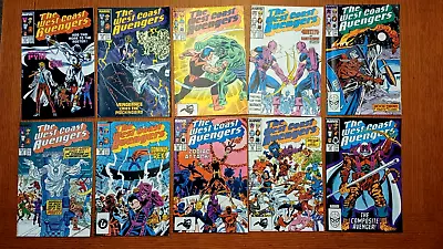 Buy The West Coast Avengers #21-30 10 BOOKS!!!! Moon Knight Tigra Iron Man Vision • 11.99£