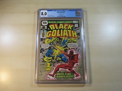 Buy Black Goliath #2 Atom-smasher Cgc 8.0 White Pages Rare 30 Cent Price Variant • 354.76£