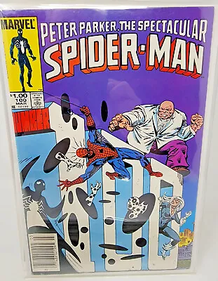 Buy Spectacular Spider-man #100 Spot & Black Cat Appearance *1985* Newsstand 9.2 • 18.92£