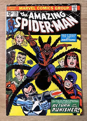 Buy The Amazing Spider Man #135 Raw Marvel Comics Bronze Age .25 Cent August 1974 • 94.87£