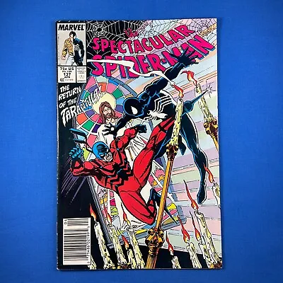 Buy Spectacular Spider-Man #137 Spidey Vs Tarantula Marvel Comics 1988 Newsstand UPC • 3.54£