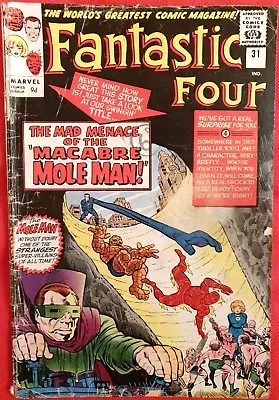 Buy Fantastic Four 31 Marvel Silver Age 1964 1st Appearance Of Dr. Franklin Storm • 34.99£