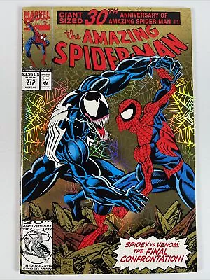 Buy Amazing Spider-Man #375 (1993) Foil Venom ~ Marvel Comics • 9.48£