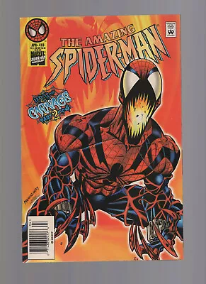 Buy Amazing Spider-Man #410 Newsstand - 1st App Spider-Carnage - High Grade (b) • 39.52£