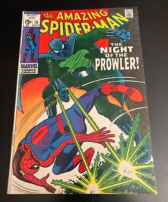 Buy AMAZING SPIDER-MAN #78 (1969) **Prowler Key!** Very Bright & Glossy! • 142.27£