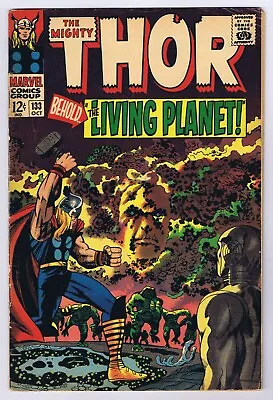 Buy Thor #133 GD 1st Full Appearance Ego 1966 Marvel Comics • 37.51£