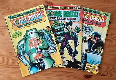 Buy Judge Dredd Eagle Comics - The Early Cases Nos 1, 2, 3 • 5£