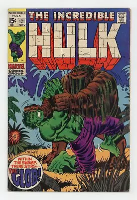 Buy Incredible Hulk #121 GD+ 2.5 1969 • 17.59£