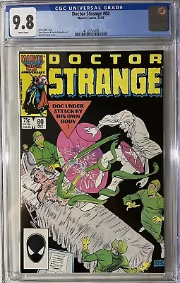 Buy DOCTOR STRANGE #80 CGC 9.8 WHITE PAGES 1986 1st CAMEO APPEARANCE RINTRAH KEY • 154.07£