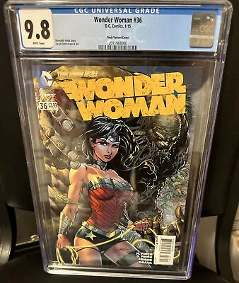 Buy Wonder Woman 36 CGC 9.8 1:100 VARIANT FINCH Low Print  Justice League Movie 🔥 • 119.17£