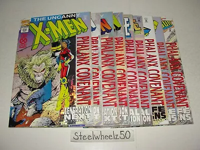 Buy X-Men 9 Phalanx Covenant Comic Lot Marvel 1994 COMPLETE Uncanny 316 317 35 37 85 • 39.57£