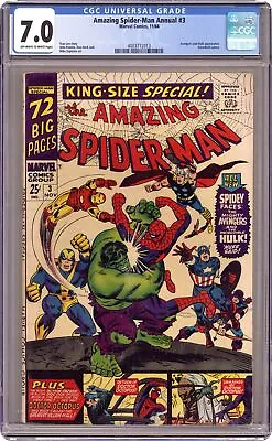 Buy Amazing Spider-Man Annual #3 CGC 7.0 1966 4003772013 • 222.58£