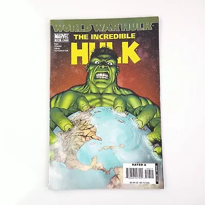 Buy The Incredible Hulk #106 1st World War Hulk (2007 Marvel Comics) Mark On Cover • 3.16£