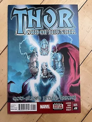 Buy Thor God Of Thunder 25. 1st Cameo Of Jane Forster Thor NM Bagged & Boarded • 9.75£