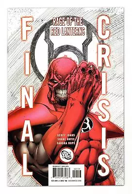 Buy Final Crisis Rage Of The Red Lanterns 1D Davis Variant 3rd Printing VF+ 8.5 2008 • 24.51£