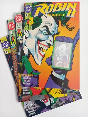 Buy Robin II The Joker's Wild! #1-4 1991 Complete Set, Hologram Variant Issues DC • 9.99£