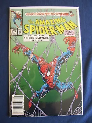 Buy Amazing Spider-Man #373 News Stand With Bag And Board 1993 • 5.59£