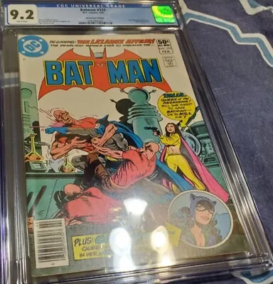 Buy Batman #332 (February 1981, DC) CGC Grade 9.2 • 39.47£