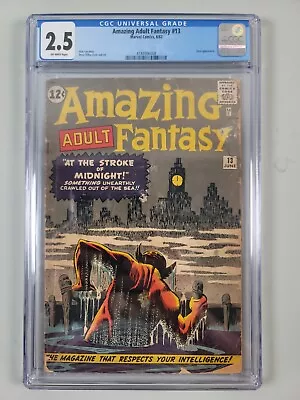 Buy Amazing Adult Fantasy #13 CGC 2.5 Off-White Pages Classic Steve Ditko Cover AF • 159.33£