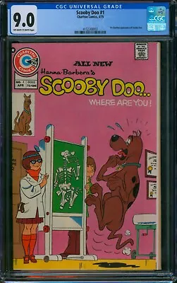 Buy Scooby Doo #1 (1975) ⭐ CGC 9.0 ⭐ 1st Scooby App In Charlton! Where Are You Comic • 295.64£