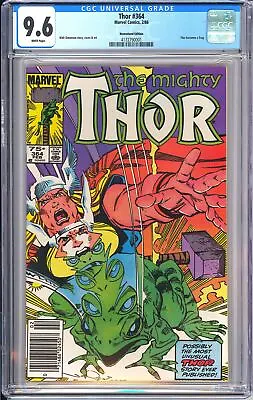 Buy Thor 364 CGC 9.6 1986 4172790001 Newsstand Thor Becomes A Frog Key • 102.93£