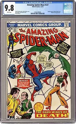 Buy Amazing Spider-Man #127 CGC 9.8 1973 0356248009 • 606.64£