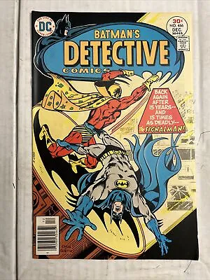 Buy Detective Comics #466 - 1st Modern Signalman (DC, 1976) VF+ • 12.67£