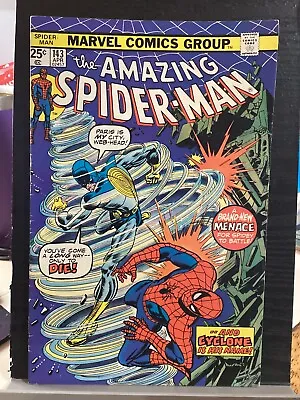 Buy Amazing Spider-man #143 Marvel Comics 1975 1st Kiss Mary Jane / Cyclone • 11.85£