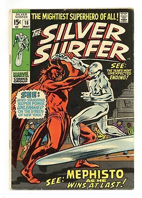 Buy Silver Surfer #16 GD/VG 3.0 1970 • 30.56£