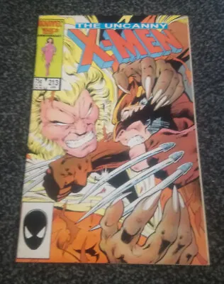 Buy The Uncanny X-men V/fn N/m  #213, Key Issue Wolverine Sabretooth *solid Grade* • 19.99£