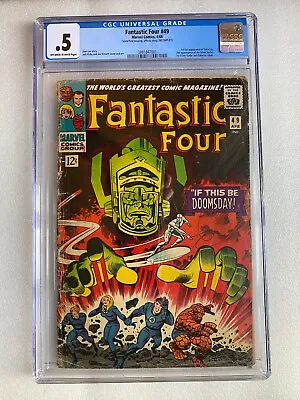 Buy Fantastic Four #49 Cgc 0.5 Major Key 1st Full Galactus, 2nd Silver Surfer Etc • 499.99£